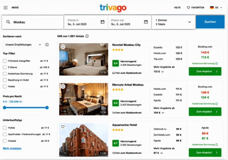 Wie Sie günstigere Hotels auf Trivago buchen und Designermode bei YOOX kaufen Wie Sie günstigere Hotels auf Trivago buchen und Designermode bei YOOX kaufen