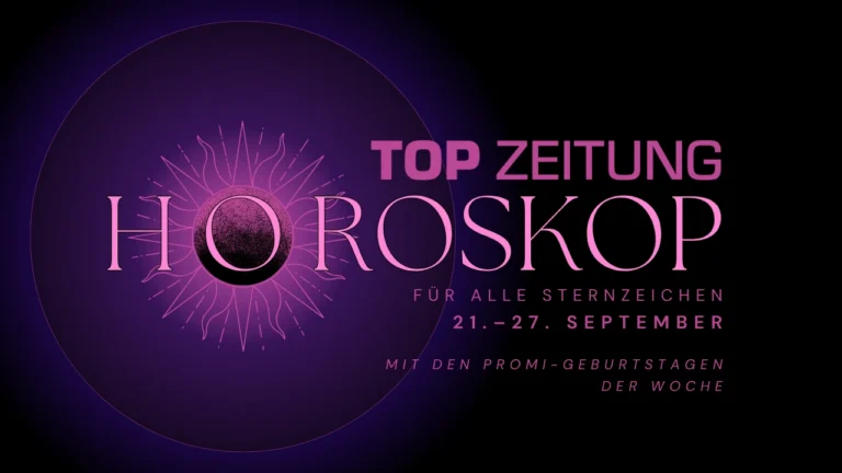 Wochenhoroskop 21.–27. September 2026